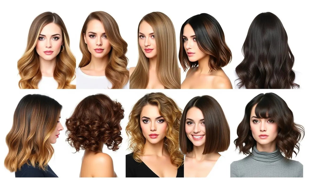 fryzury dla różnych kształtów twarzy